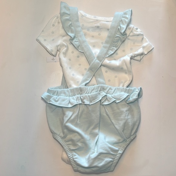 Carter’s Easter body and bubble suit romper 2 pc set 18months bunny NWOT - Picture 4 of 9